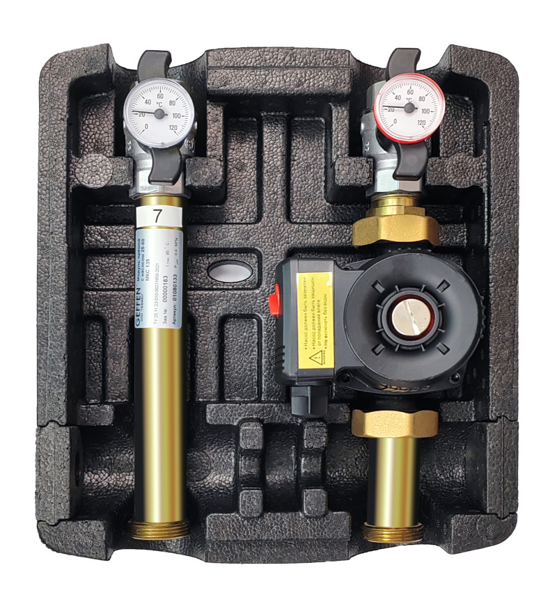 Модуль прямой с насосом 25-60 МКС 135