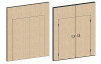Дверь двойная 9/8 NORMA Concept, 40 дБ
