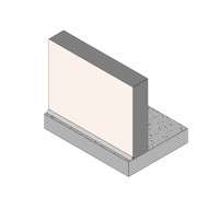 Гидроизоляция примыкания фундаментной плиты к стене подвала с наружной стороны (схема 3.2 АТР)