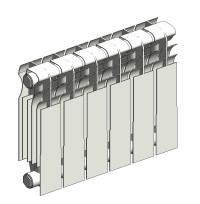 Биметаллический секционный радиатор «РБС-500/90»-6 П