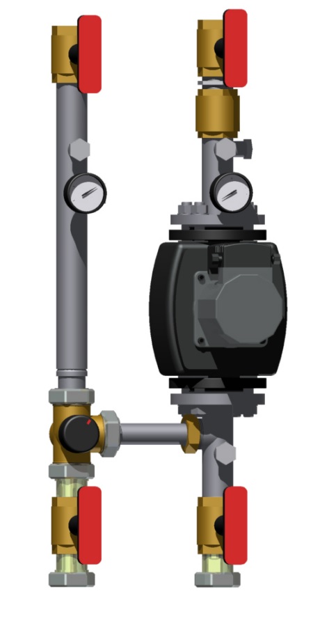 Модуль смес. D 40 с IMPPUMPS GHN basic II 40-120F 3x400 V