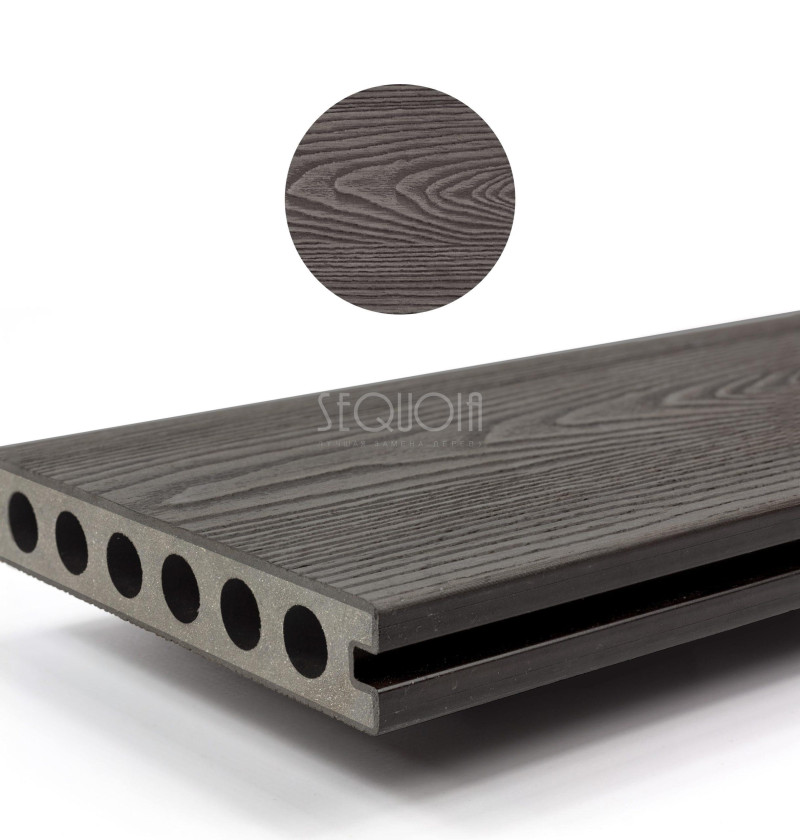 Доска террасная SEQUOIA® Premium co-extrusion WALNUT