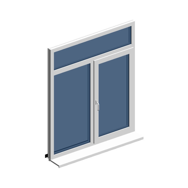 Окно 2-ств. с фр. сверху Thermotech 752(кл.А)
