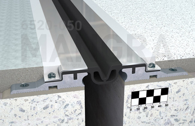 Закладной дефшов 30-80 мм в полу MANGRA 6520