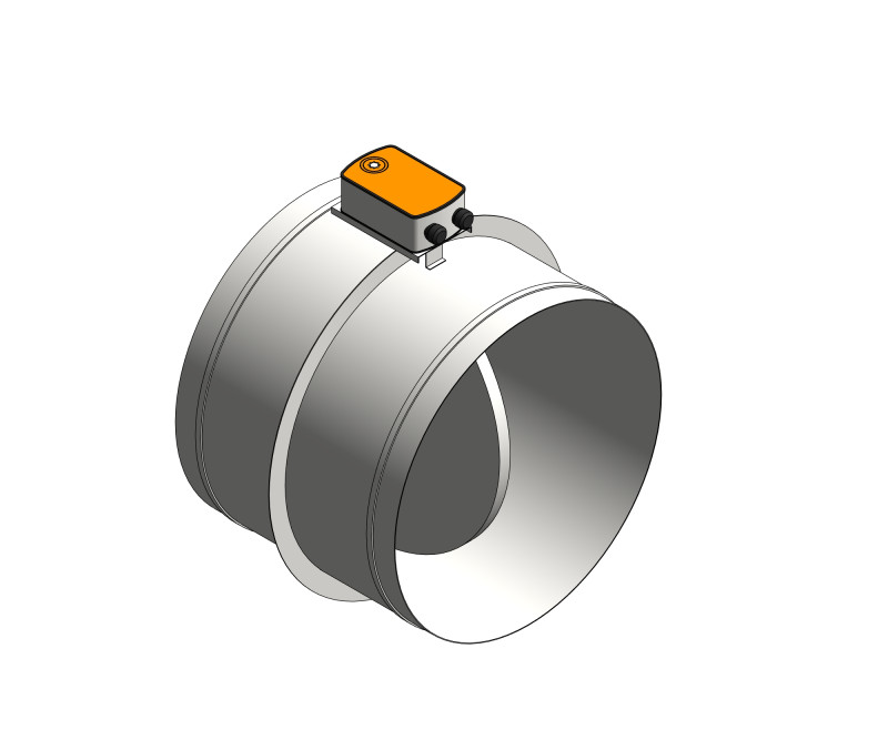 Клапан противопожарный круглый FKS-2M(120)-НО