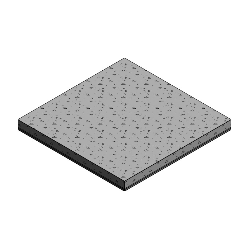 Конструкция гидроизоляции фундаментной плиты и заменой бетонной подготовки фундамента профилированной мембраной Тефонд, КП5