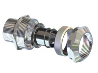 МВН (М12..50 И G1..3) — МУФТА ВВОД НЕРЖ СТАЛЬ (МЕТРУКАВ-ЩИТ)