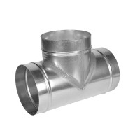 Тройник круглый - нержавеющая сталь