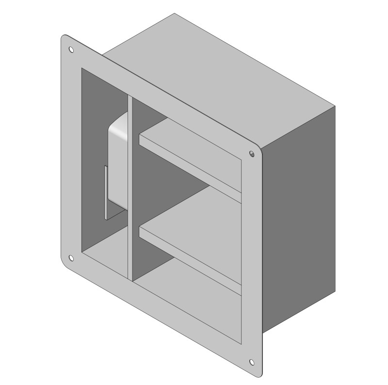 Клапан стеновой лифтовой прямоугольный НО СЛ-КПП-Л1