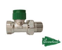 Термостатический радиаторный клапан Arrowhead прямой