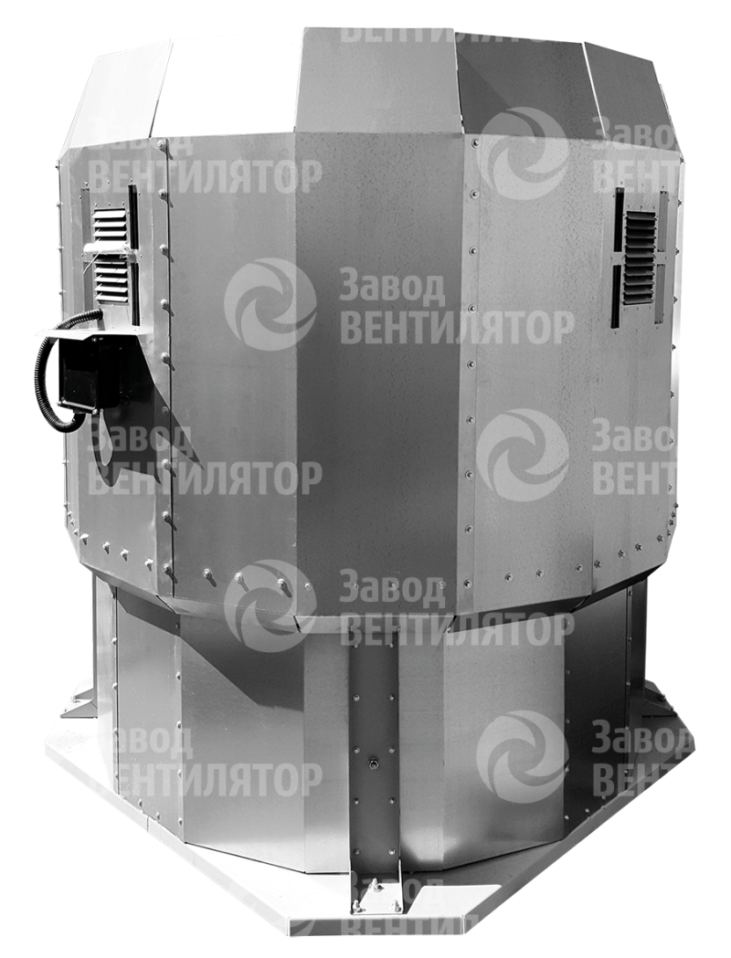 Крышный вентилятор дымоудаления ВКРФм-ДУ