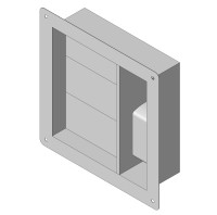 Клапан стеновой лифтовой прямоугольный НЗ СЛ-КДУ-Л-ГЕРМО