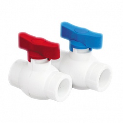 Кран шаровой стандарт, Бабочка.