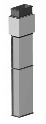 Завеса промышленная воздушная PVZ