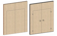 Дверь двойная 8/9 NORMA Concept, 40 дБ