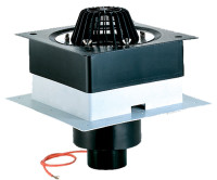 Кровельная воронка для плоской кровли из профнастила HL63.1