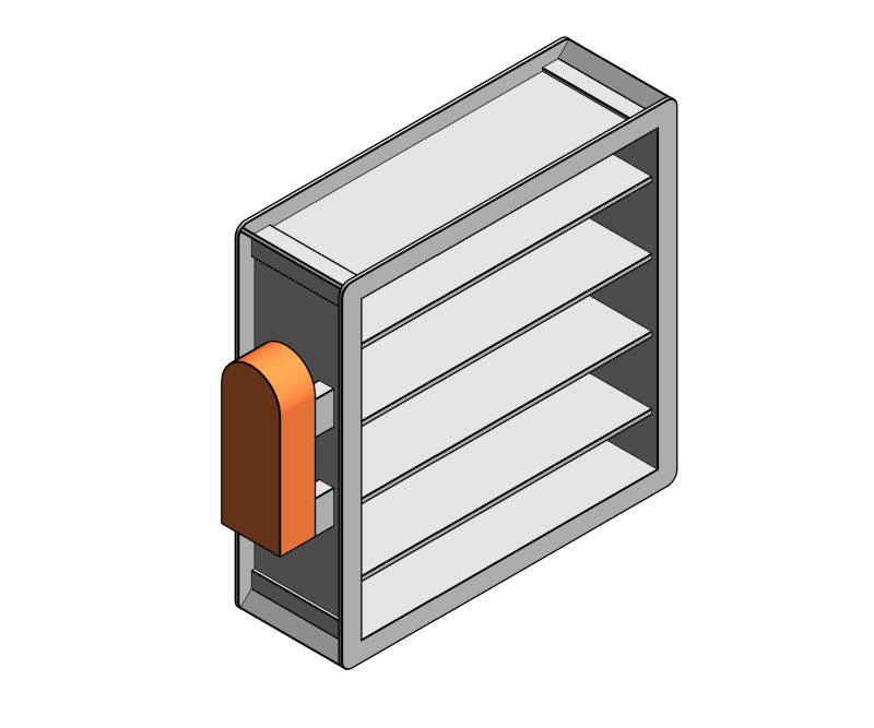 Клапан противопожарный КЛПм-1/2-(НО)-К-(СН)-BF/BLE