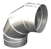 Отвод круглый 90 гр - нержавеющая сталь smay