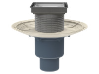 Трап для внутренних помещений сухой сифон HL310Prblue-3020