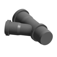 Тройник Sinikon Standart d50х40 угол 45