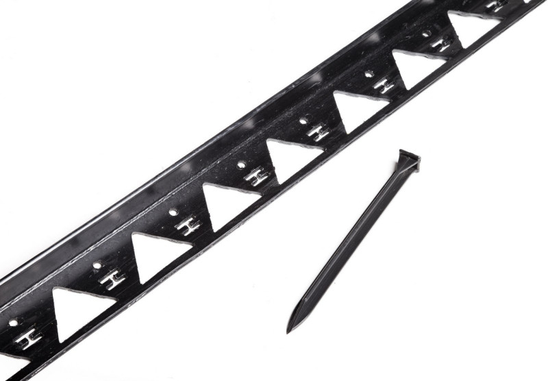 Пластиковый бордюр FlexCurb L-1500 Н-80мм с зубьями