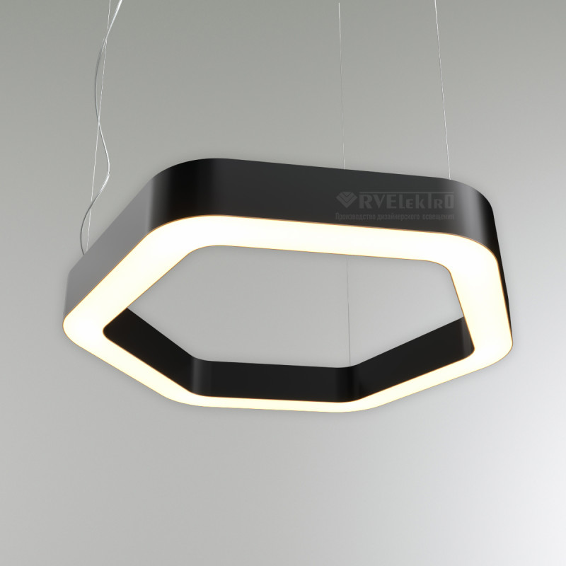 Серия контурных LED светильников LBX-HOLE-HEXA-P