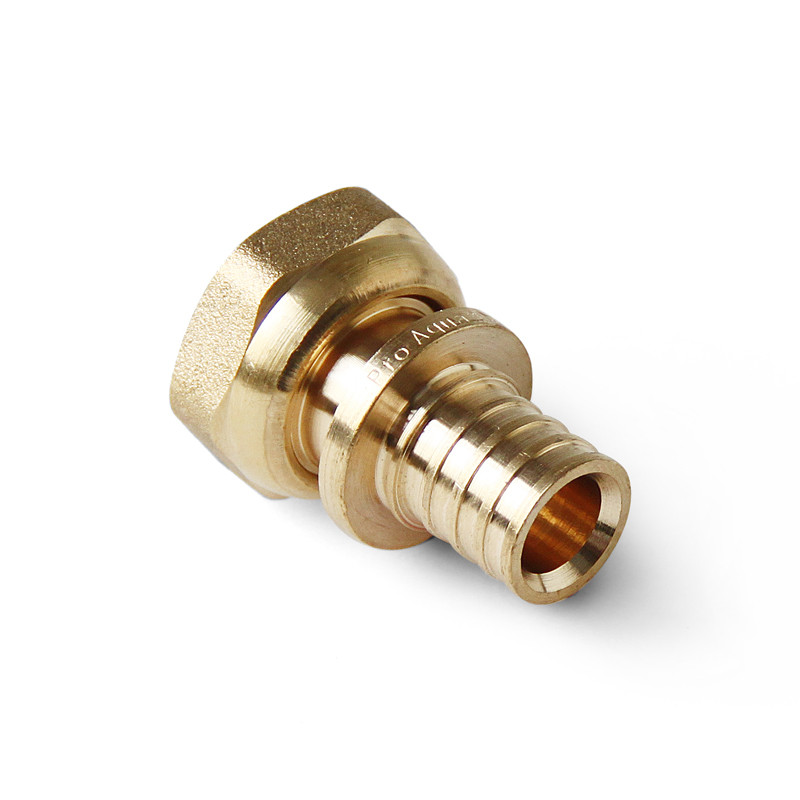 Муфта аксиальная латунная Pro Aqua с накидной гайкой