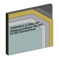 THERMOMAX 300К, 110, Минвата,120,301,D1,302,SiloxaneFasad