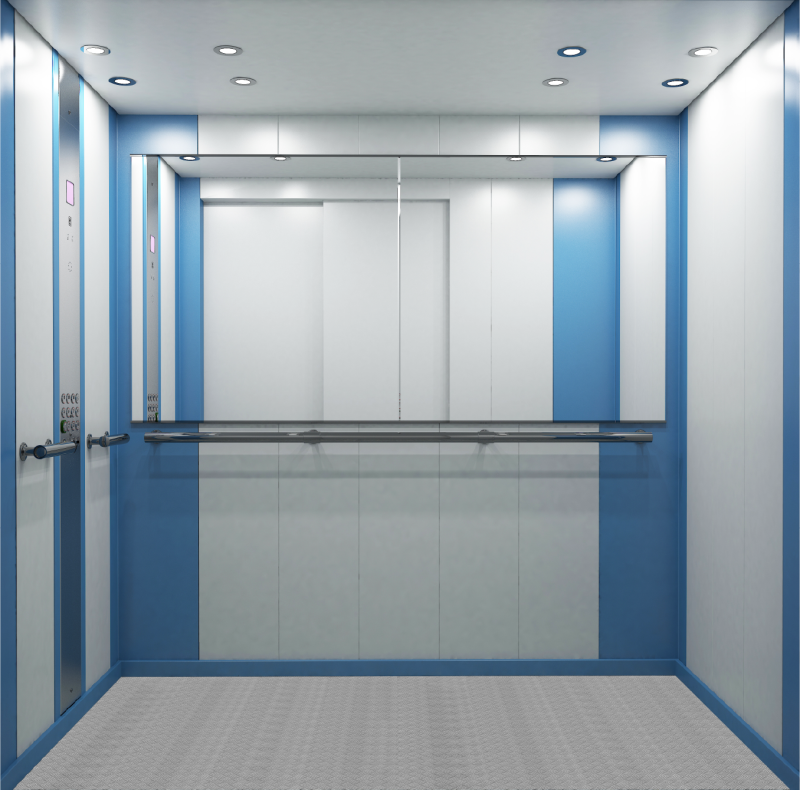 Лифт  СИРИУС - кабина 950х1100 - ЦО противовес сбоку