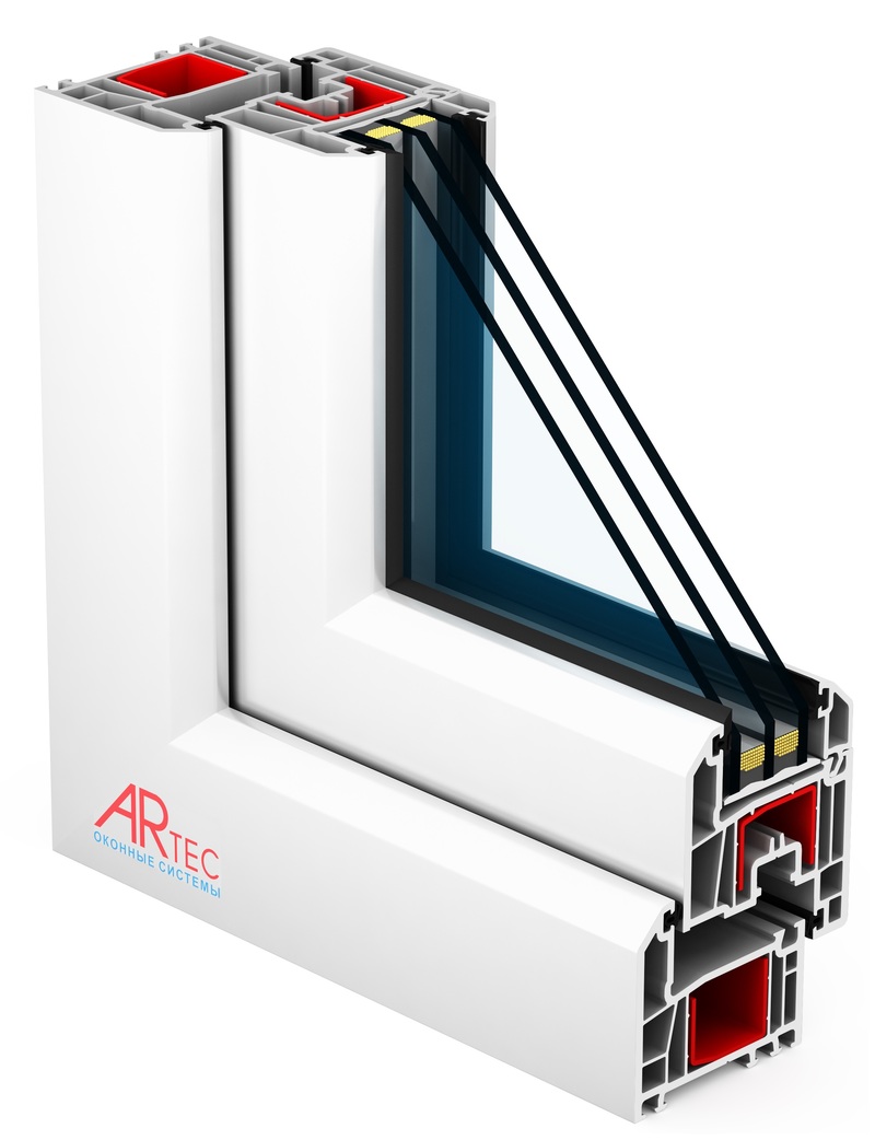 Окно 2-створчатое ARtec EX 70