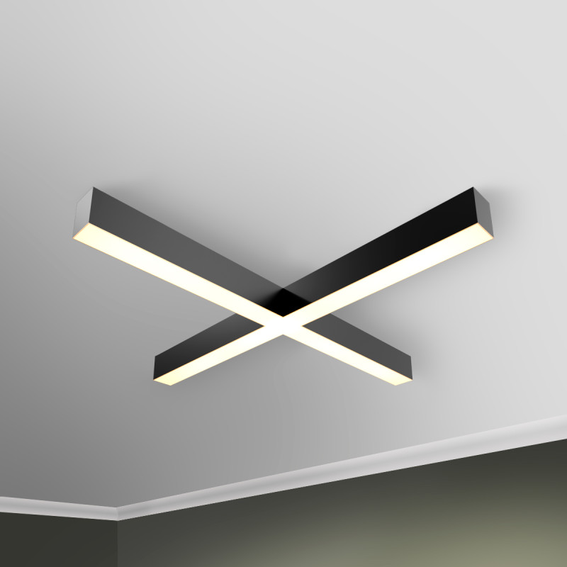 Серия фигурных LED светильников LBX-KRESCENT-N