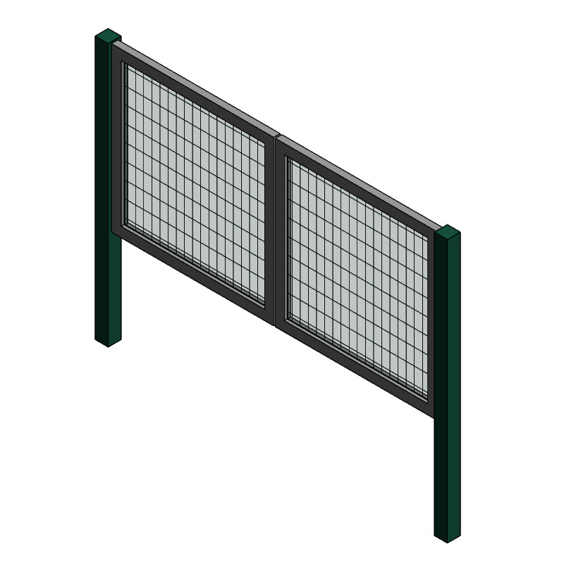 FENSYS/ Ворота распашные серии PROM-US-FENSE