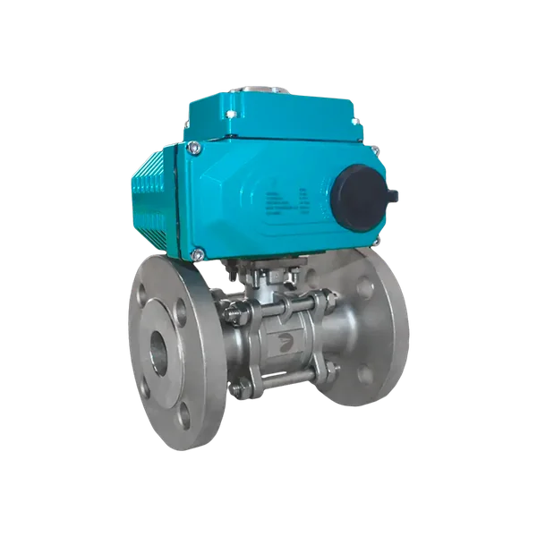 DN15-50 Кран шаровый фланцевый 3PC, AC 24V (C-03/C-05)