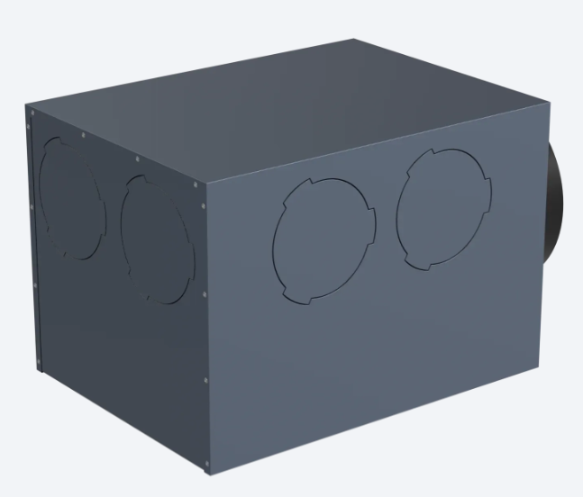 Коллектор DN 200, на 6 выходов DN 110
