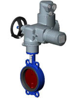 VPI4448-U04_DN100-300 Затвор дисковый пов. с эл-приводом