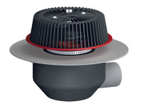 Воронка для аварийного водостока с ПВХ фланцем HL64PSafe