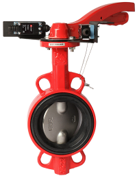 Затвор дисковый поворотный чугун/чугун, арт. 200-П.01, DN150