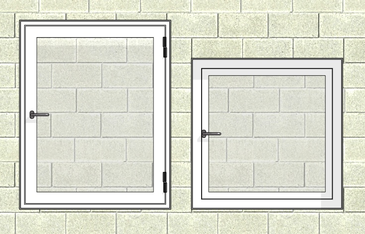 Окно противопожарное открывающиеся ОП-ОГНЕДЕКОР-60