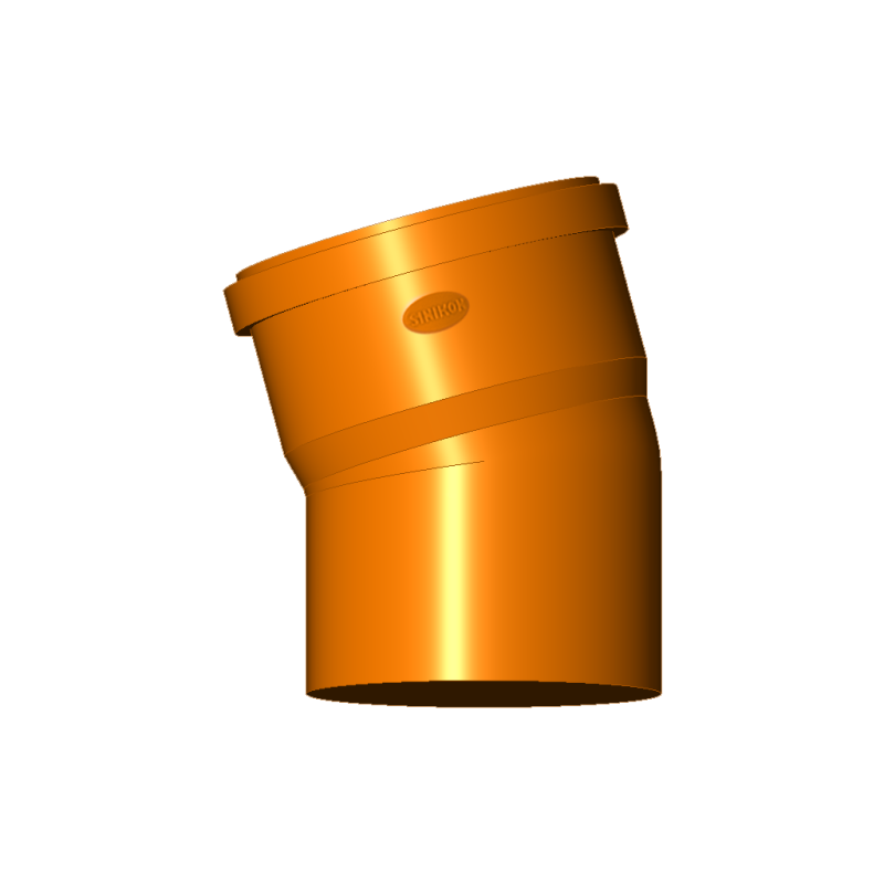 Отвод 15° Универсал