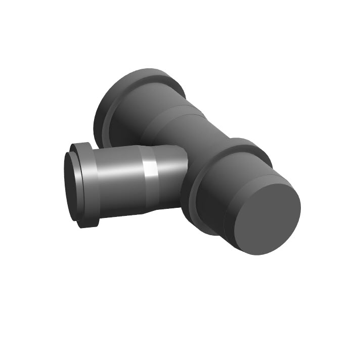 Тройник Sinikon Standart d50х40 угол 67.5