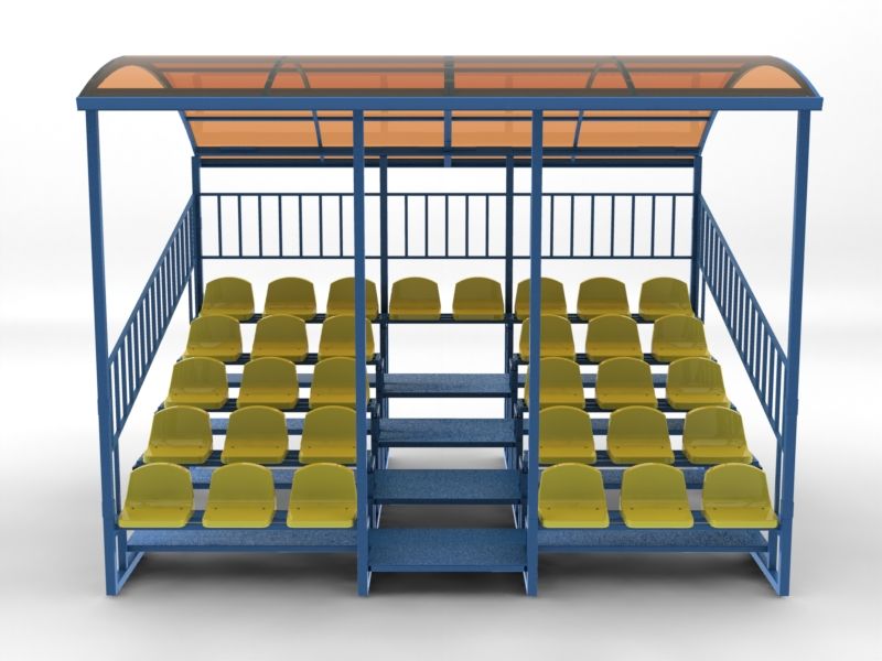 ES5 Быстровозводимая спортивная трибуна 5-ти рядная