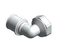 Угол 90° с накидной гайкой 26х1"