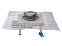 Трап для внутренних помещений с поворотным шарниром HL80.1CR