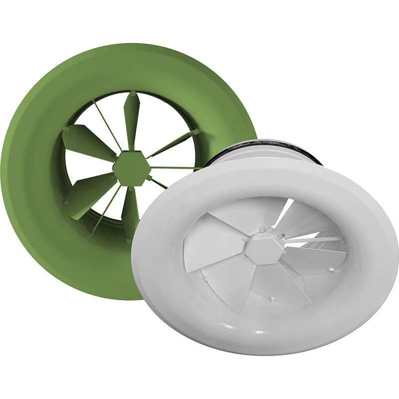 Вихревой регулируемый диффузор VD