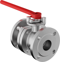 Кран шаровой литой разборный фланцевый, Ду 15 мм