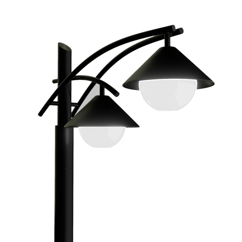 Парковый светильник серия Вишня UNI HAUSS H-6300мм