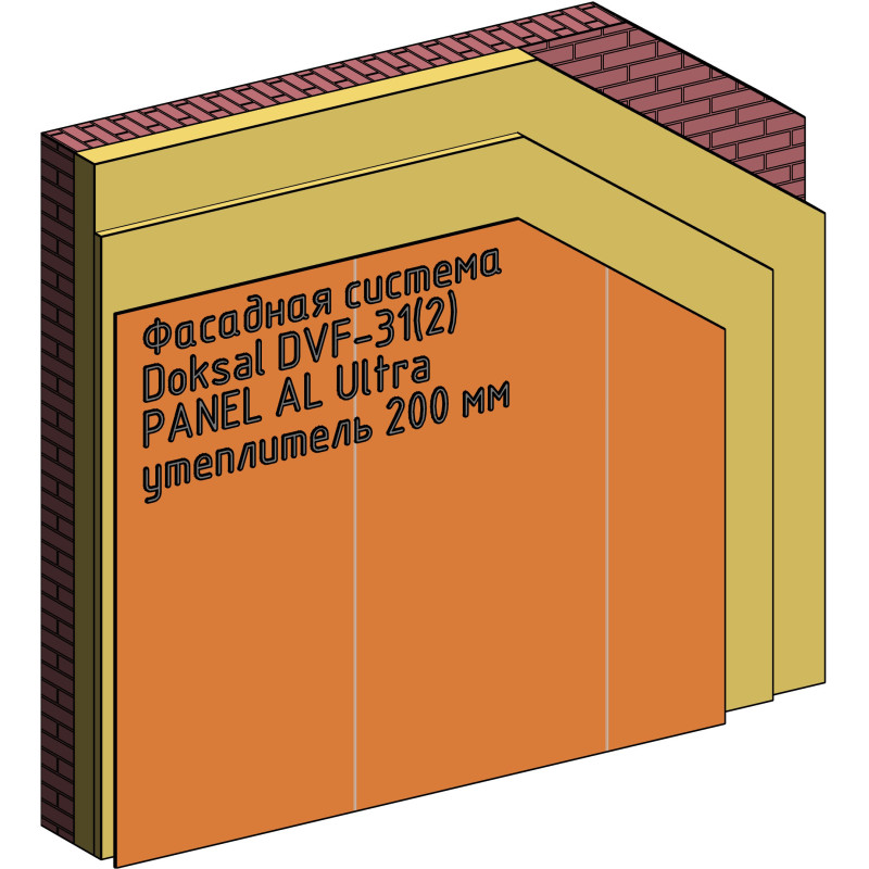 Doksal DVF-31(2) PANEL AL Ultra (утеплитель 200 мм)