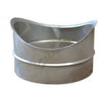 Врезка круглого сечения в круглый воздуховод