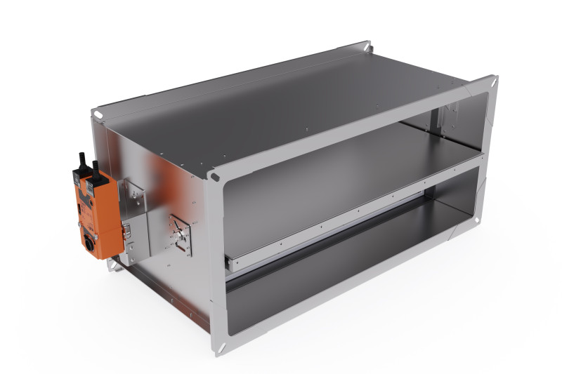 DVS (НЗ) канальный дымовой клапан