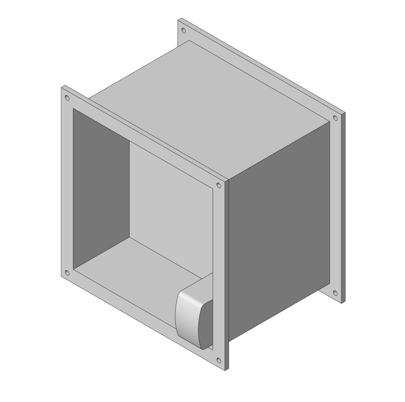 Клапан канальный прямоугольный НЗ СЛ-КДУ-Кв
